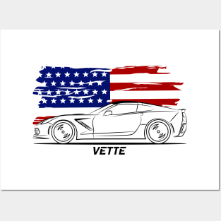 Racing Vette C7 Posters and Art